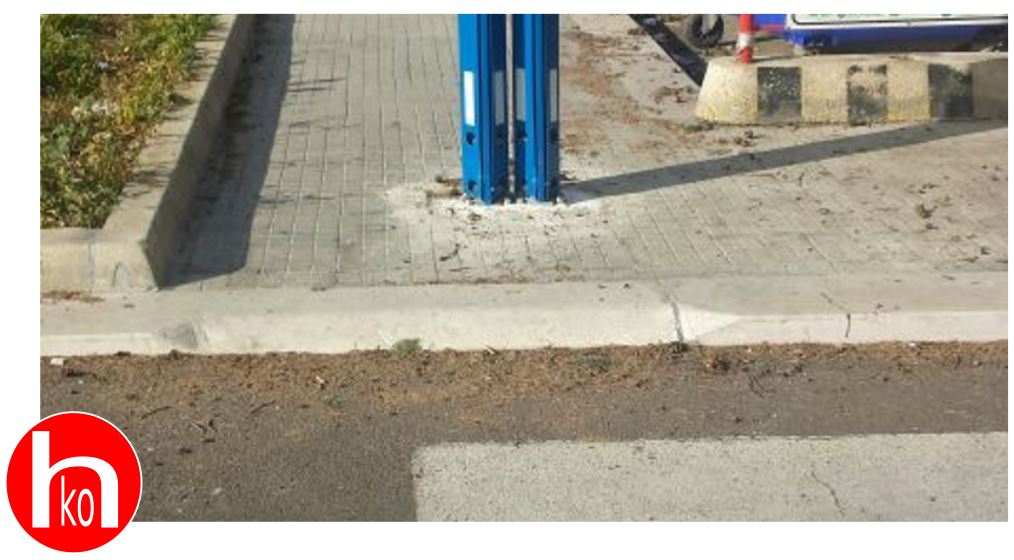 Barriere architettoniche nel marciapiede