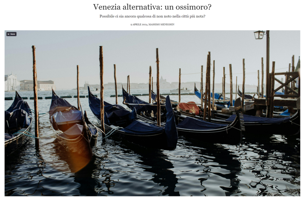 Venezia alternativa: un ossimoro